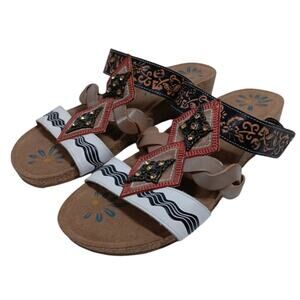 Elite by Corkys Crestview Boho Leather Sandals size 8